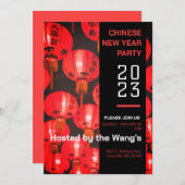 Invitation du Nouvel An chinois 2023 (Devant / Derrière)