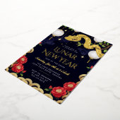 Invitation du Nouvel An chinois pour la fête des s (Rotation)