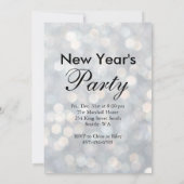 Invitation du Nouvel An d'argent pour boire du cha (Dos)