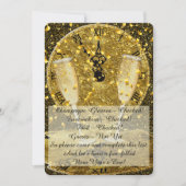 Invitation du Nouvel An d'or (Devant)