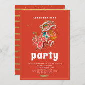 Invitation du Nouvel An lunaire (Devant / Derrière)