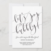 Invitation du Nouvel An moderne (Devant)