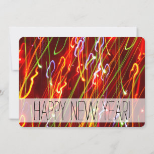 Invitation du Nouvel An pour les fêtes de fin d'an