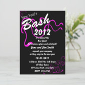 Invitation du Nouvel An rose (Debout devant)