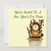 Invitation du Nouvel An Vintage (Dos)