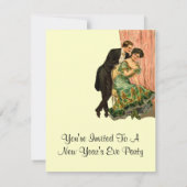 Invitation du Nouvel An Vintage (Dos)