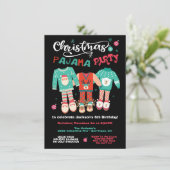 Invitation du Pajama Party de Noël (Debout devant)