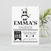 Invitation du Panda Party (Debout devant)