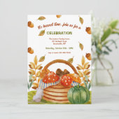 Invitation du panier d'automne (Debout devant)