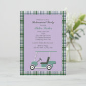 Invitation du panier de golf (Debout devant)