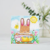 Invitation du panier de Pâques de Mary (Debout devant)