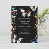 Invitation du papillon 30e anniversaire (Debout devant)