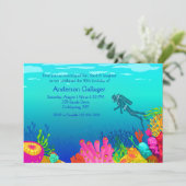 Invitation du paradis du plongeur autonome (Debout devant)