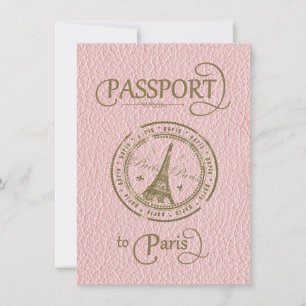 Invitation du Paris Passport Rose