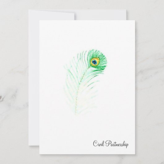 Invitation du partenariat civil (Devant)