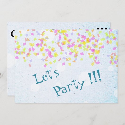 Invitation du parti (Devant / Derrière)