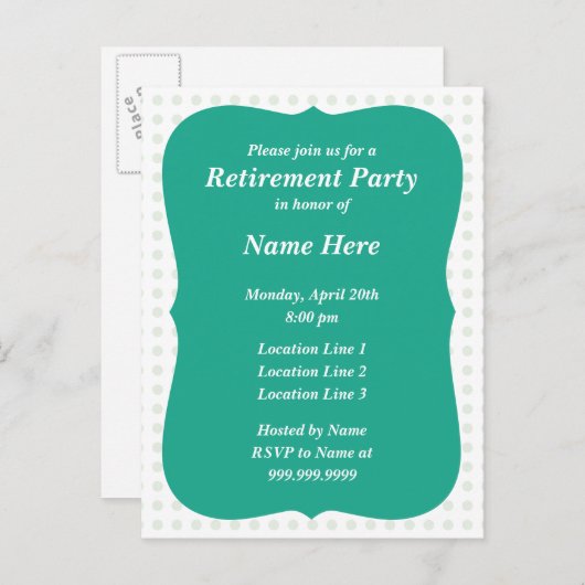 Invitation du parti (Devant / Derrière)