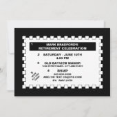 INVITATION DU PARTI À LA RETRAITE - MOT DE PASSE P (Dos)