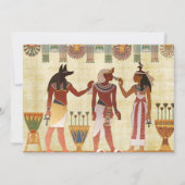 Invitation du parti à thème égyptien (Dos)