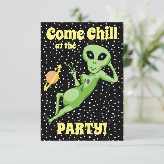 Invitation du Parti Alien de la paix (Debout devant)