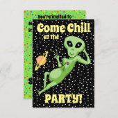 Invitation du Parti Alien de la paix (Devant / Derrière)