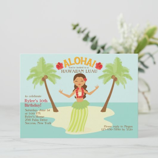 Invitation du parti Aloha (Debout devant)