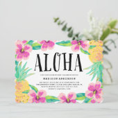 Invitation du parti Aloha tropical (Debout devant)