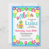 Invitation du parti Aloha Tropical Luau (Devant)