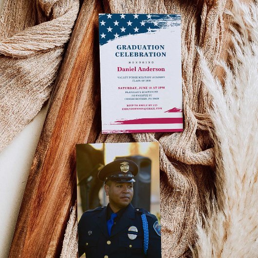 Invitation du Parti américain de graduation du dra