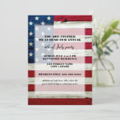 Invitation du parti américain Flag 4 juillet (Debout devant)