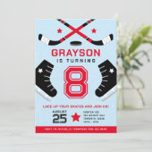 Invitation du parti Anniversaire de enfant de hock (Debout devant)