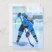 Invitation du parti Anniversaire de enfant de hock (Dos)