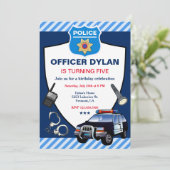 Invitation du parti Anniversaire de enfant du poli (Debout devant)