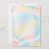 Invitation du parti Anniversaire de enfant Unicorn (Dos)