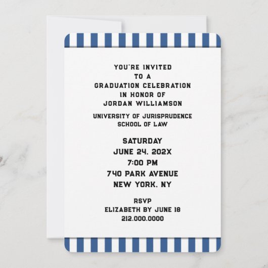 Invitation du parti avocat (Dos)