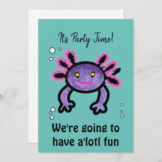 Invitation du parti Axoltl (Devant / Derrière)