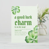 Invitation du parti Baby shower de St. Patrick's P (Debout devant)