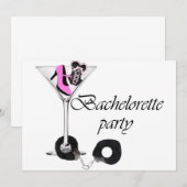 Invitation du parti Bachelorette (Devant / Derrière)