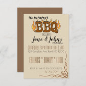 Invitation du parti BBQ (Devant / Derrière)