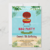 Invitation du parti Beach-Barbecbq (Devant)