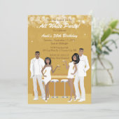 Invitation du Parti blanc - Afro-Américain (Debout devant)