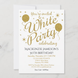 Invitation du parti blanc Tous Invitation du parti
