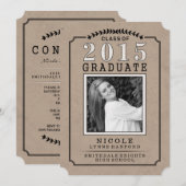 invitation du parti Brown photo 2015 - Pour elle (Devant / Derrière)