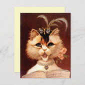 Invitation du Parti chantant Cat du Parlor victori (Devant / Derrière)