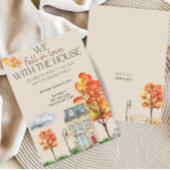 Invitation du parti Chauffage domestique d'automne