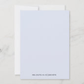 Invitation du parti Cute Frog (Dos)