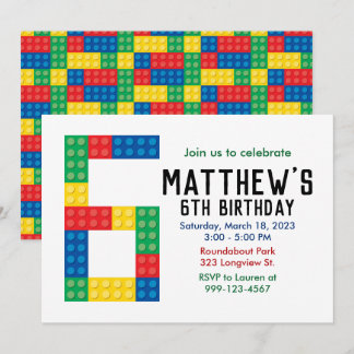 Invitation du parti de construction pour le 6e par