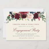 invitation du parti de fiançailles florales de la  (Devant)