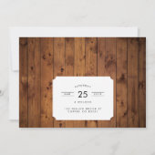 Invitation du Parti de Graduation Moderne (Dos)