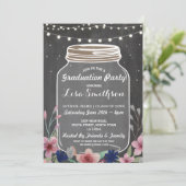 Invitation du parti de graduation rustique Jar Cha (Debout devant)